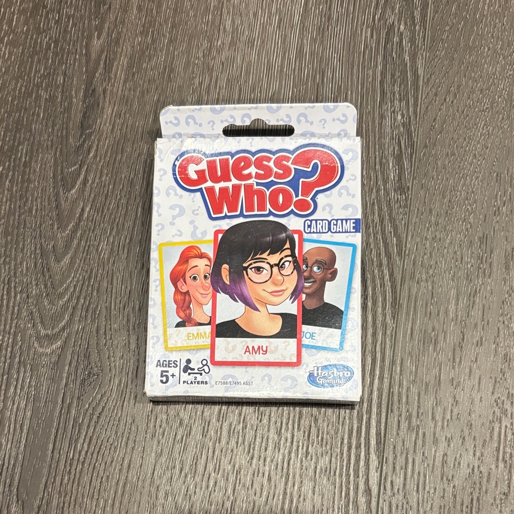Hasbro Guess Who/Card Game. Catch game.